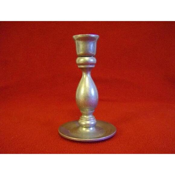 Pair of Vintage Pewter Candlestick Holders - Picture 1 of 4